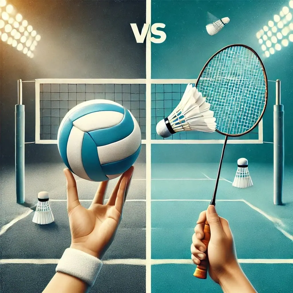 Similarities and Differences Between Volleyball and Badminton